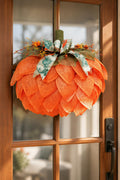 Home Pumpkin Wreath Front Door Decor