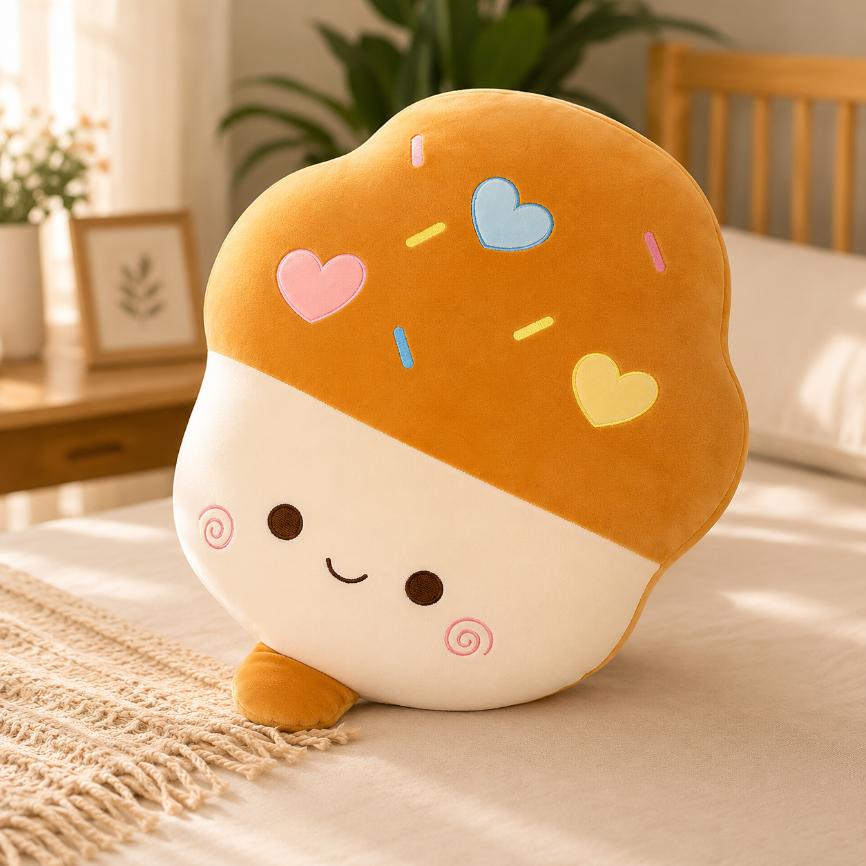 Ice-cream Plush Toy Stuffed Food Soft Doll Fruit Pillow Home Sofa Decor